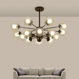 Modern Contemporary Magic Bean Glass Chandelier