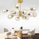 Modern Contemporary Magic Bean Glass Chandelier