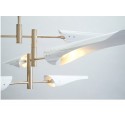 Two Tiers Modern/ Contemporary 4 Light Chandelier