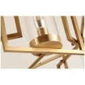 Fine Brass 6 Light Chandelier