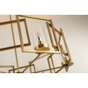 Fine Brass 6 Light Chandelier