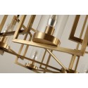 Fine Brass 8 Light Chandelier