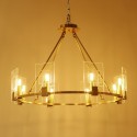 Fine Brass 8 Light Chandelier