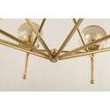 Fine Brass 6 Light Chandelier