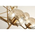 Fine Brass 6 Light Chandelier