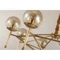 Fine Brass 8 Light Chandelier