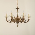 Candle Fine Brass Crystal Chandelier