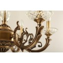 Candle Fine Brass Crystal Chandelier