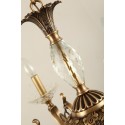 Candle Fine Brass Crystal Chandelier