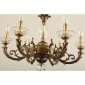 Candle Fine Brass Crystal Chandelier