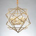 Fine Brass 6 Light Chandelier