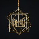 Fine Brass 6 Light Chandelier