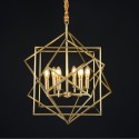 Fine Brass 6 Light Chandelier