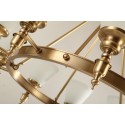 Fine Brass 8 Light Chandelier