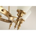 Fine Brass 8 Light Chandelier