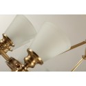 Fine Brass 8 Light Chandelier