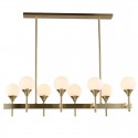 Fine Brass 8 Light Chandelier