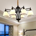 Fine Brass 8 Light Chandelier