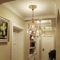 Fine Brass 1 Light Crystal Chandelier