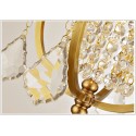 Fine Brass 1 Light Crystal Chandelier