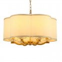 Fine Brass 6 Light Chandelier