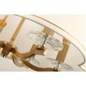 Fine Brass 6 Light Chandelier