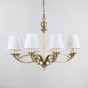 Fine Brass 8 Light Chandelier