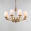 Fine Brass 8 Light Chandelier