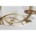 Fine Brass 8 Light Chandelier