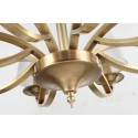 Fine Brass 8 Light Chandelier