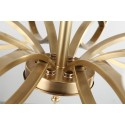 Fine Brass 8 Light Chandelier