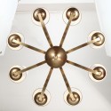 Fine Brass 8 Light Chandelier