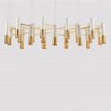 22 Light Single Tier Modern/ Contemporary Chandelier