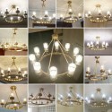 Fine Brass 4 Light Chandelier