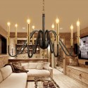 Fine Brass 8 Light Chandelier