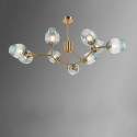 Fine Brass 9 Light Chandelier