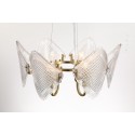 Fine Brass 6 Light Chandelier