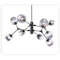 9 Light Two Tiers Modern/ Contemporary Chandelier with Glass Shade