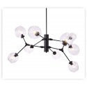 9 Light Two Tiers Modern/ Contemporary Chandelier with Glass Shade