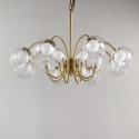 Fine Brass 16 (8+8) Light Chandelier