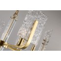 Fine Brass 6 Light Chandelier