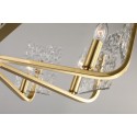 Fine Brass 8 Light Chandelier