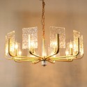 Fine Brass 10 Light Chandelier