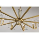 Fine Brass 10 Light Chandelier