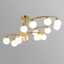 Fine Brass 15 Light Chandelier