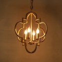 Fine Brass 4 Light Chandelier