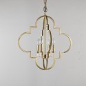 Fine Brass 4 Light Chandelier