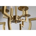 Fine Brass 4 Light Chandelier