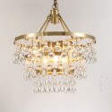 Fine Brass 6 Light Chandelier