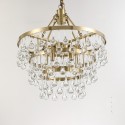 Fine Brass 6 Light Chandelier